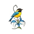 thumbnail image 2 of BKER Colorful Hummingbird Metal Pendant Background Wall Decoration Metal Hanging Hummingbird Pendant Indoor And Outdoor, 2 of 5