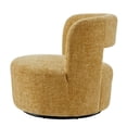 thumbnail image 4 of New Pacific Direct Jazzlyn Fabric Swivel Accent Chair in Grenada Mustard, 4 of 13