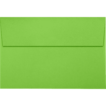 LUXPaper A8 Invitation Envelopes, 5 1/2 x 8 1/8, 80 lb. Limelight Green, 250 Pack