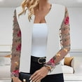 thumbnail image 2 of Vestes pour Femmes, Cardigan pour Femmes, Cardigan en Dentelle Imprimée Décontracté Mode à Manches Longues, Manteaux pour Femmes, Longs Cardigans pour Femmes, 2 of 5