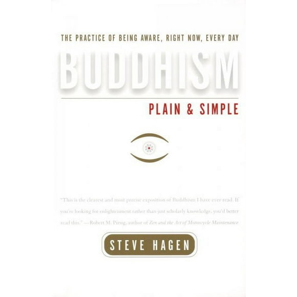 Pre-owned Buddhism Plain and Simple, Paperback by Hagen, Steve, ISBN 0767903323, ISBN-13 9780767903325