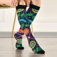 thumbnail image 5 of FREEAMG Spiral Night Starry Compression Socks for Women and Men, 1 Pair, 5 of 7