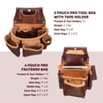 thumbnail image 4 of Bolso Framer Occidental Leather Seven, tamaño mediano, 23 bolsillos, 4 of 6