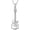 Style 1, variant on Music Themed 925 Sterling Silver Pendant Necklaces for Women - Treble Clef/Note/Guitar Dangle , Musical Instrument Statement Necklaces, Anniversary Valentine's Day Gifts for Women, with 18"+2" Chain