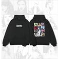 thumbnail image 2 of Taylor Swift The Eras Tour 2024 Concierto Merch Blanco Sudadera Con Capucha Más Tamaño Pareja Suelta Negro Streetwear Top, 2 of 4