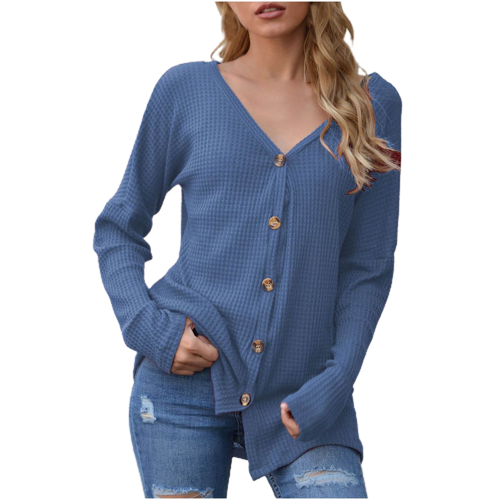 Knit Top Cardigan Sweaters For Women Autumn Tops Kuwait Ubuy