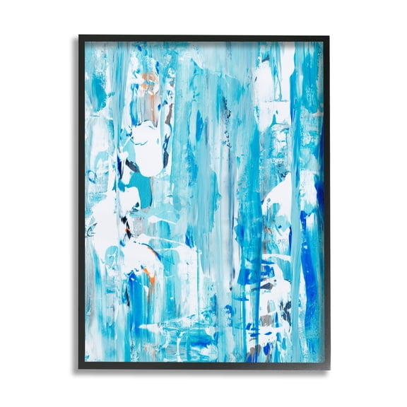 Stupell Industries Busy Blue Chaotic Abstraction Interlaced Fluid Movement, 11 x 14, Designed by Jeff Iorillo