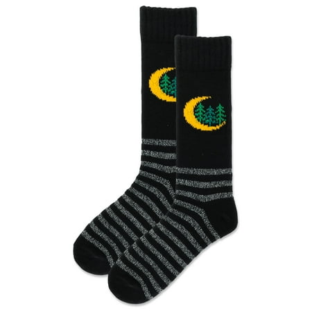 

Hot Sox Men s Moon Boot Socks 1 Pair Black Men s 10-13 Shoe