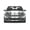 White Gloss, variant on Dual 10 inch Racing Stripes [22] - Compatible/Replacement for - Dodge Dart 2012 to 2016