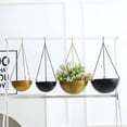 thumbnail image 6 of Sturdy Hanging Flower Bowl, Wrought Iron Planter with Metal Chains, Ideal for Indoor and Outdoor Decor, Perfect for Succulents and Trailing Plants, Great for Home and Garden Enthusiasts, 6 of 6