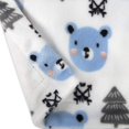 thumbnail image 3 of Baby Essentials Minky Doll Animal Snuggler Blanket for Newborns, Infants, Toddlers, Cuddling, Naptime and Bedtime in Berry Blue Bear, 3 of 6
