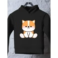 thumbnail image 3 of Kawaii Corgi Dog Sitting Hoodie Toddler -Image by Shutterstock,  2 Toddler, 3 of 4