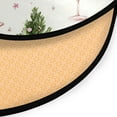 thumbnail image 3 of 36.2 Inch Round Floor Mat Champagne Glasses and Christmas Tree Carpet Decor Rug for Living Room Bedroom, 3 of 6
