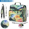 thumbnail image 2 of FORMRS Zipper Binder with Shoulder Strap 2-inch Ring 500 Sheet Capacity File Bag, Art Field, 2 of 5