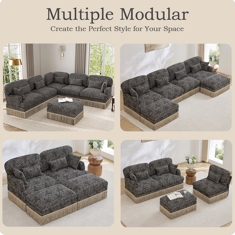 Modular Sectional Sofa Right Arm Chair Module, DIY Sofa Component