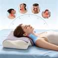 thumbnail image 2 of Butterfly-Shaped Memory Foam Neck Pillow, Contoured Support Cushion for Side Sleeping and Rest, 2 of 5
