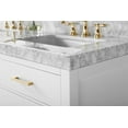 thumbnail image 3 of Ancerre Designs Elizabeth 60" Bathroom Vanity Set with Gold Hardware in White, 3 of 6