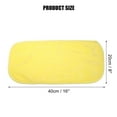 thumbnail image 2 of Unique Bargains 2pcs Reusable Makeup Removal Cleaning Cloth Washable Makeup Remover Cleaning Towels Yellow 16''x8'', 2 of 7