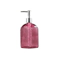 thumbnail image 2 of Glass Dispensing Bottles 1pc Purple Glass Hand Soap Dispenser Bottle for Bathroom Kitchen Countertop Refillable Lotion Container(500ml) Rkxzt, 2 of 9