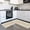 Beige, variant on Art Frame 1 Piece Non-Slip Kitchen Mat Set, Geometric Black Morocco Printed Border Modern Rustic White Soft Door Mat with Rubber Backing, Dirtproof Rugs for Entrance Doorway, 18 x 47.2in