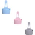 thumbnail image 1 of 3 piezas de soporte para esponja, bolsa colgante para colocar esponja, cesta de jabón para fregadero, cesta de drenaje de plástico, 1 of 5