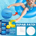 thumbnail image 3 of FAFWYP Self-Adhesive Vinyl Repair Patch, 30 Pcs Pool Patch Waterproof Patch Tape for Air Mattresses, Above Ground Pools, Inflatable Boats, Swimming Ring, 3 of 5