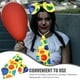 thumbnail image 5 of EeaseMX Conjunto de 2 corbatas y pajaritas de payaso de carnaval, disfraz de Halloween, para fiesta y festival (corbata + pajarita), 5 of 8