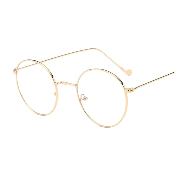 Guardurnaity Gafas con montura elegante y lentes antiluz azul adecuadas para diferentes ocasiones gafas transparentes Lentes Marco dorado Walmart en linea