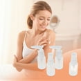 thumbnail image 3 of Unique Bargains 4 Pcs Travel Size Toiletries Bottles Containers Leakproof Squeezable Refillable Travel Bottles Set White, 3 of 5