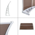 thumbnail image 3 of 100 x 80 Household Application Door & Window Awnings Brown Board & White Holder, 3 of 9