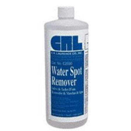 CRL Water Spot Remover - Quart, Removes Alkaline Residue, Chemical and Mineral Deposits From Uncoated Clear and Float Surfaces By CR (Best Way To Remove Water Spots From Auto Glass)