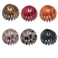 thumbnail image 3 of QualitChoice Pinces à Cheveux pour Femmes Bandeau Nid Épingle à Cheveux Queue de Cheval Extensible Accessoires de Décoration pour Usage Quotidien Noir 1Ensemble, 3 of 6
