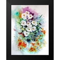 thumbnail image 2 of Kovacs, Anna Brigite 19x24 Black Modern Framed Museum Art Print Titled - White Flowers, 2 of 5