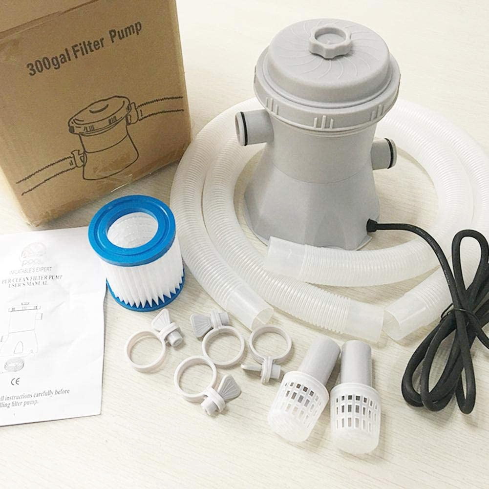 BToBackyard Electric Pool Filter Pump For Swimming Pools Cleaning Tool