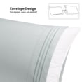 thumbnail image 5 of Unique Bargains Polyester Body Pillowcases 2 Pcs with Envelop Light Gray 20"x54", 5 of 8