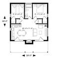 thumbnail image 3 of 728-1909: Modern Contemporary 0 Bed, 1 Bath Luxury Home Plan, 686 Sq Ft: Full Blueprints with License to Build by Home Plan Marketplace - Lesuto, 3 of 10