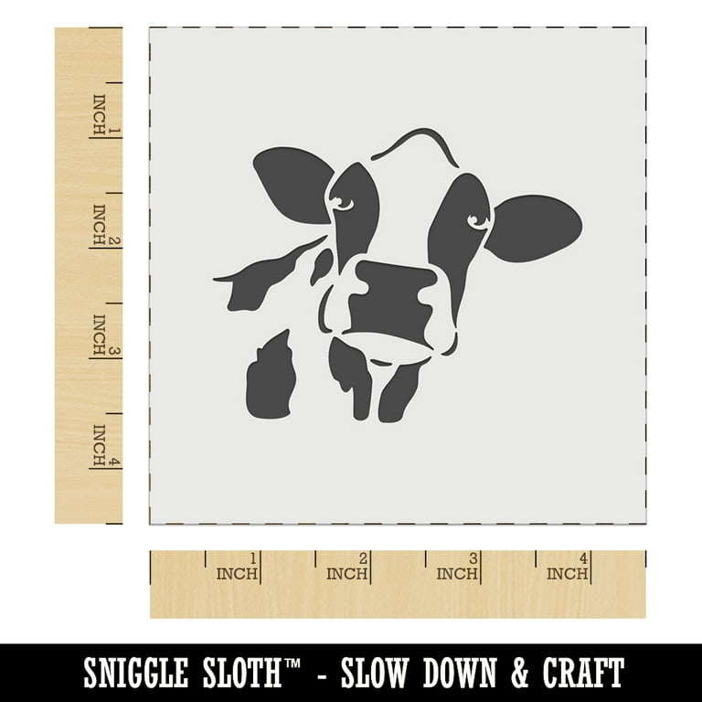 Silly Cow Face DIY Cookie Wall Craft Stencil - 4.5 Inch - Walmart.com silly-cow-face-diy-cookie-wall-craft-stencil-4-5-inch-walmart-com