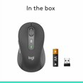 thumbnail image 2 of Logitech Signature Plus M750 Wireless Mouse &acirc; for Small to Medium Hands, SmartWheel, Bluetooth, Multi Device, 24-Month Battery, Silent Clicks, Cu, 2 of 11