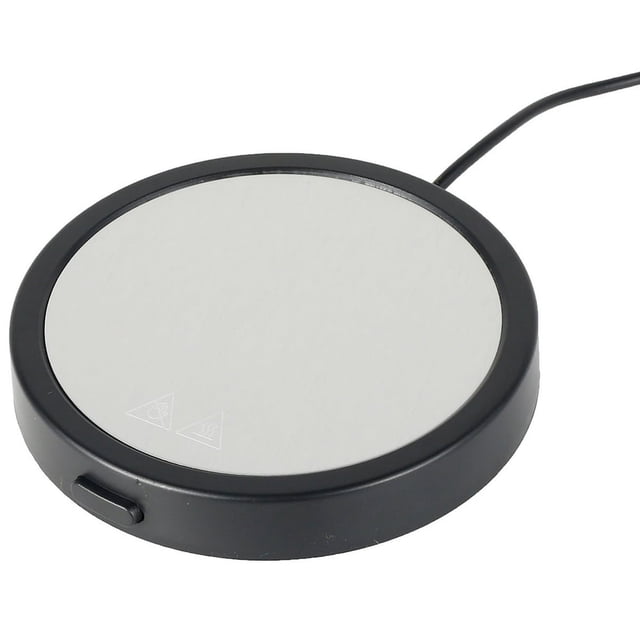 Coffee Mug Warmer USB Power Supply one-Button Switch Suitable for Heating Thermostat for Coffee Milk and Beverages in The Office and Home