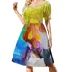 thumbnail image 2 of Vestido sin mangas Dragon's Lair Vestido de noche para mujer Ropa de mujer Vestido ropa vintage para mujer, 2 of 7
