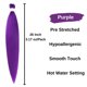 thumbnail image 2 of Cabello trenzado Leticia, morado, preestirado, 66 cm, 2 of 8