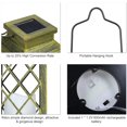 thumbnail image 3 of Set of 2 Solar Lanterns with Candle Effect Solar Lights Outdoor Garden Decor Solar Candle Lantern.[Energy Class A+++], 3 of 5