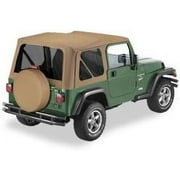 Bestop 79139-37 Jeep Wrangler with Tinted Windows Sailcloth Replace-A-Top, Spice Fits select: 1997-2002 JEEP WRANGLER / TJ