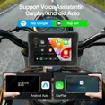 thumbnail image 5 of Navegación GPS portátil universal para motocicleta de 5 pulgadas con Apple Carplay y Android Auto, IPX7, resistente al agua, 5 of 5