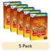 (5 pack) Honey Nut Cheerios, Heart Healthy Gluten Free Breakfast Cereal, Large Size, 15.4 oz