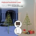 thumbnail image 6 of Alpine Corporation 53"H Indoor/Outdoor Artificial Christmas Tree with LED Lights, Green, 6 of 14
