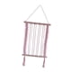 thumbnail image 4 of Tapiz de pared de macramé, tapiz tejido bohemio, decoración de arte de pared con tapiz de macramé rosa, 4 of 9
