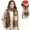 brown, variant on USB Heated Scarf with 3 Heating Modes, Plaid Thermal Winter Scarf for Men Women,Pink