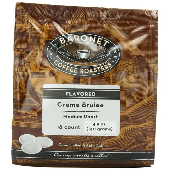 Creme Brulee Medium Roast (140 g), 18-Count Coffee Pods