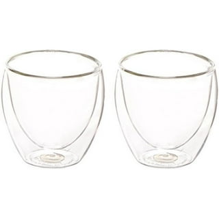 Bodum Pavina 2 Pcs Glass, Double Wall, Extra Small, 0.08 L, 2.5 oz Transparent
